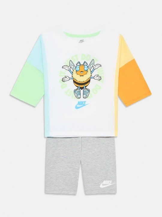 Zdjęcie produktu T-shirt z nadrukiem Nike jasnoszary