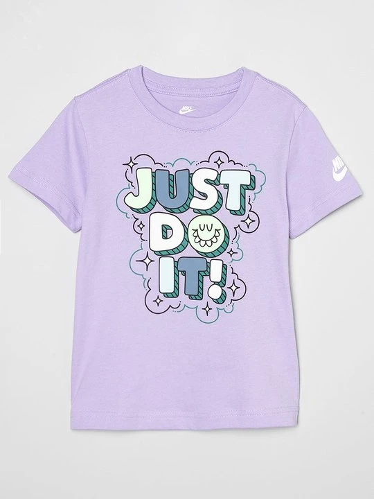 Zdjęcie produktu T-shirt z nadrukiem Nike liliowy