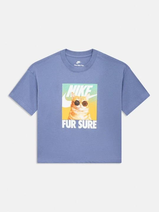 Zdjęcie produktu T-shirt z nadrukiem Nike granatowy