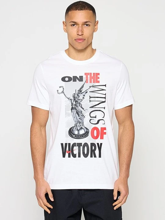 Zdjęcie produktu T-shirt z nadrukiem Nike biały