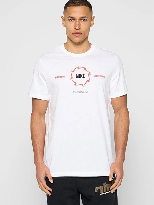 Zdjęcie produktu T-shirt z nadrukiem Nike biały