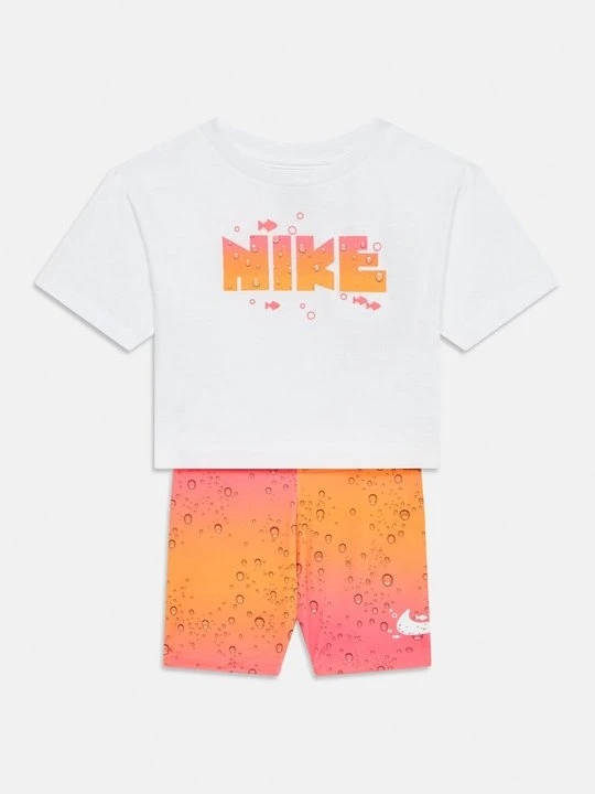 Zdjęcie produktu T-shirt z nadrukiem Nike pomarańczowy