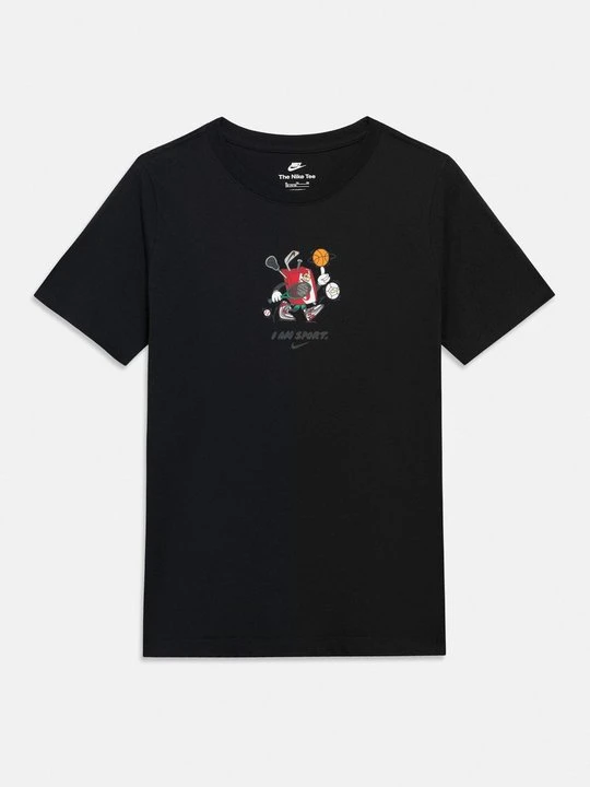 Zdjęcie produktu T-shirt z nadrukiem Nike czarny