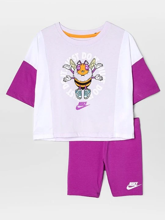 Zdjęcie produktu T-shirt z nadrukiem Nike fioletowy