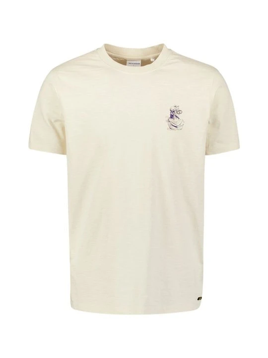 Zdjęcie produktu T-shirt z nadrukiem No Excess mleczny