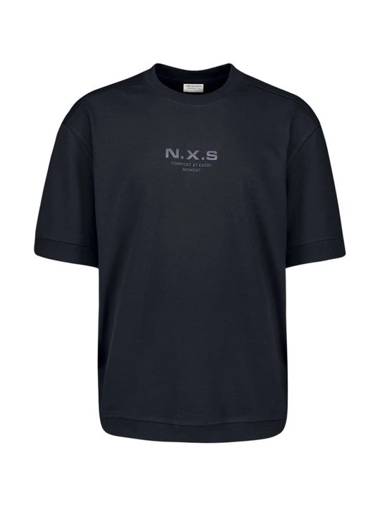 Zdjęcie produktu T-shirt z nadrukiem No Excess granatowy