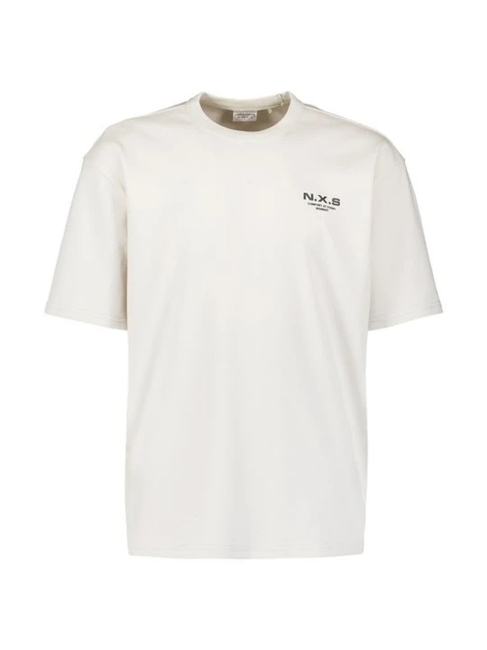 Zdjęcie produktu T-shirt z nadrukiem No Excess beżowy