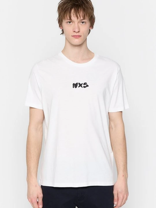Zdjęcie produktu T-shirt z nadrukiem No Excess biały