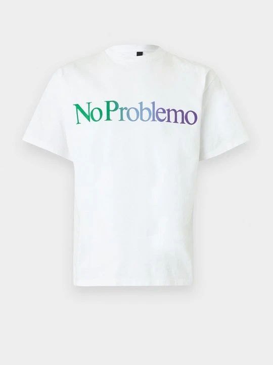 Zdjęcie produktu T-shirt z nadrukiem No Problemo biały