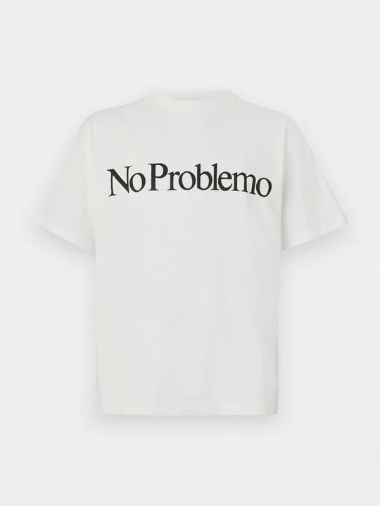 Zdjęcie produktu T-shirt z nadrukiem No Problemo biały