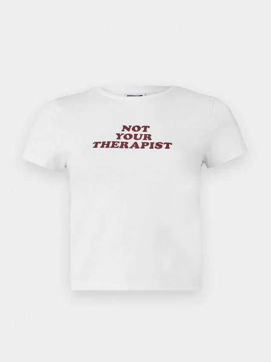 Zdjęcie produktu T-shirt z nadrukiem Noisy May biały