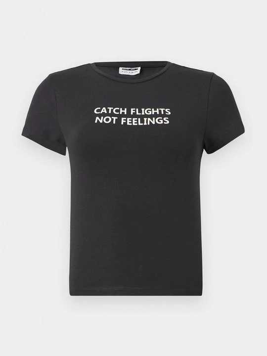 Zdjęcie produktu T-shirt z nadrukiem Noisy May antracytowy