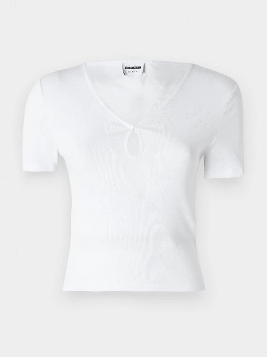 Zdjęcie produktu T-shirt z nadrukiem Noisy May biały