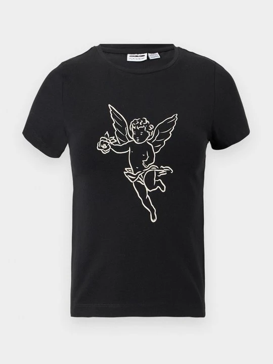 Zdjęcie produktu T-shirt z nadrukiem Noisy May czarny