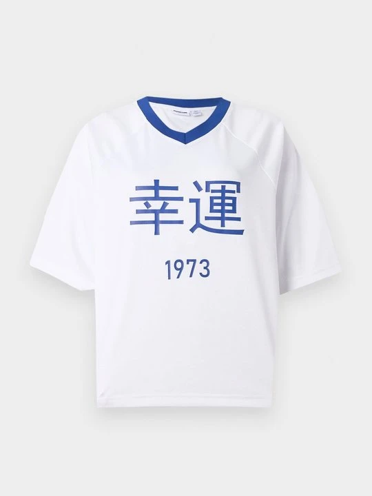 Zdjęcie produktu T-shirt z nadrukiem Noisy May biały