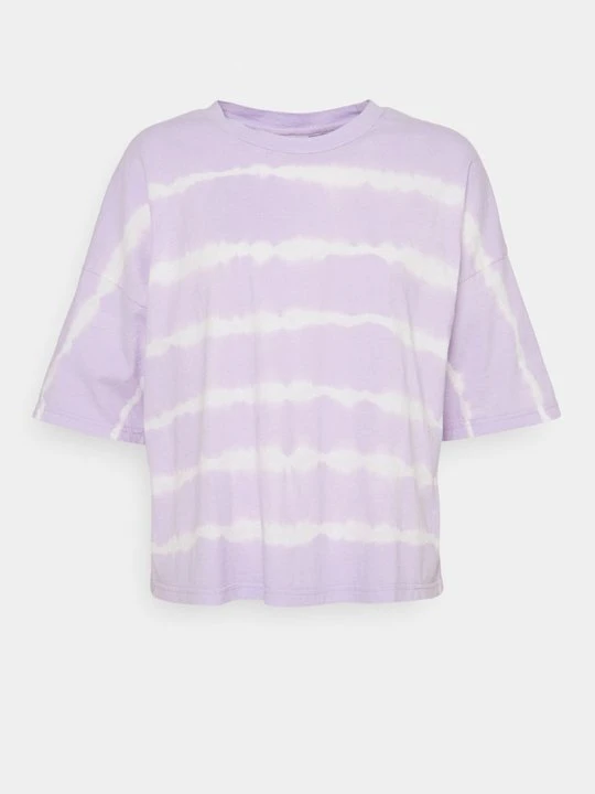 Zdjęcie produktu T-shirt z nadrukiem Noisy May liliowy