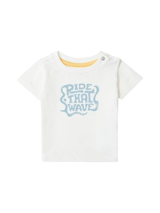 Zdjęcie produktu T-shirt z nadrukiem Noppies biały