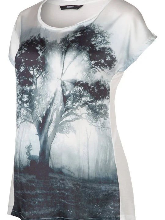 Zdjęcie produktu T-shirt z nadrukiem Noppies biały