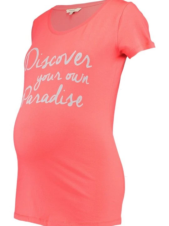 Zdjęcie produktu T-shirt z nadrukiem Noppies koralowy