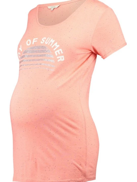 Zdjęcie produktu T-shirt z nadrukiem Noppies jasnoróżowy