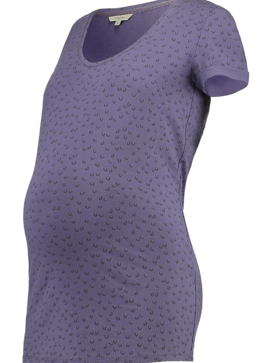 Zdjęcie produktu T-shirt z nadrukiem Noppies liliowy