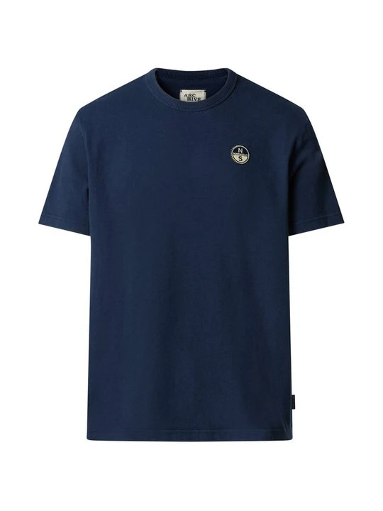 Zdjęcie produktu T-shirt z nadrukiem North Sails granatowy