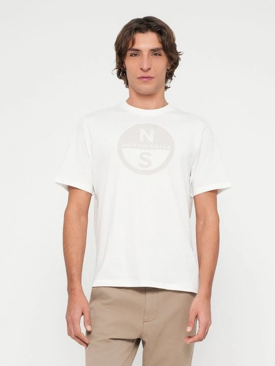 Zdjęcie produktu T-shirt z nadrukiem North Sails biały
