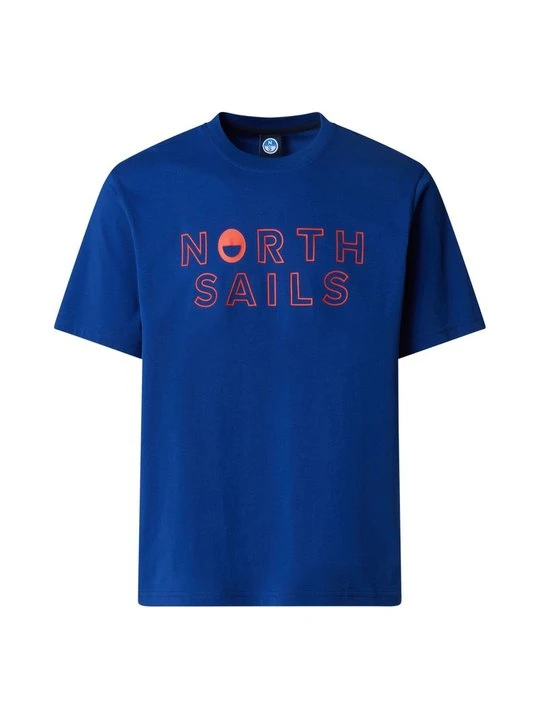 Zdjęcie produktu T-shirt z nadrukiem North Sails granatowy