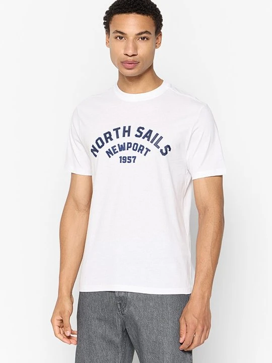 Zdjęcie produktu T-shirt z nadrukiem North Sails biały
