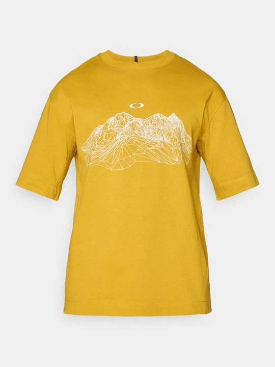 Zdjęcie produktu T-shirt z nadrukiem Oakley musztardowy
