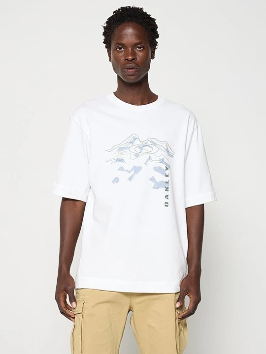 Zdjęcie produktu T-shirt z nadrukiem Oakley biały