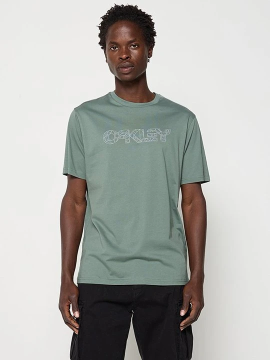 Zdjęcie produktu T-shirt z nadrukiem Oakley zielony