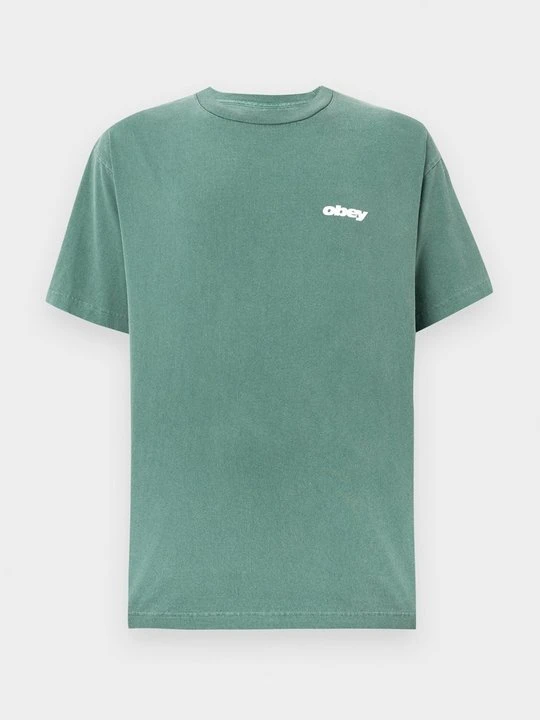 Zdjęcie produktu T-shirt z nadrukiem Obey Clothing zielony