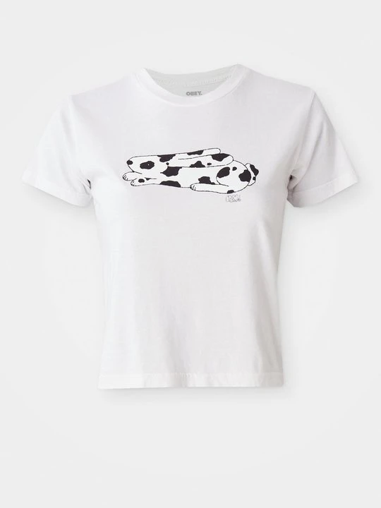 Zdjęcie produktu T-shirt z nadrukiem Obey Clothing biały