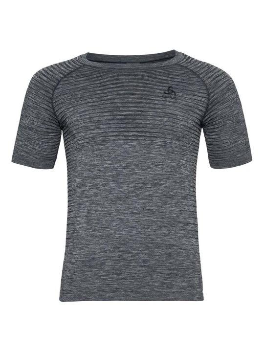 Zdjęcie produktu T-shirt z nadrukiem Odlo szary melanż