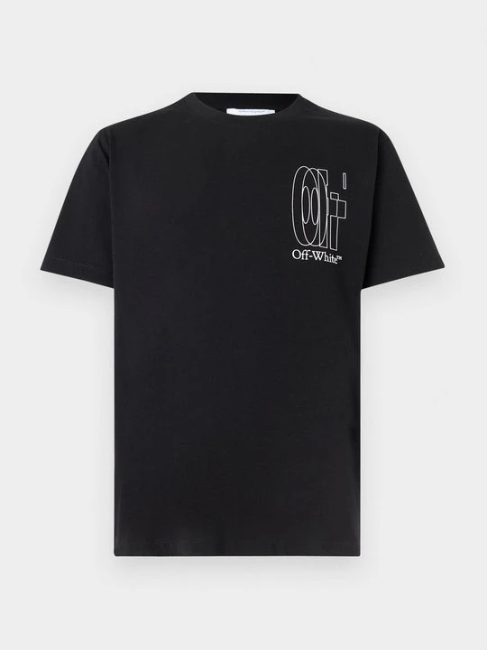 Zdjęcie produktu T-shirt z nadrukiem Off White czarny