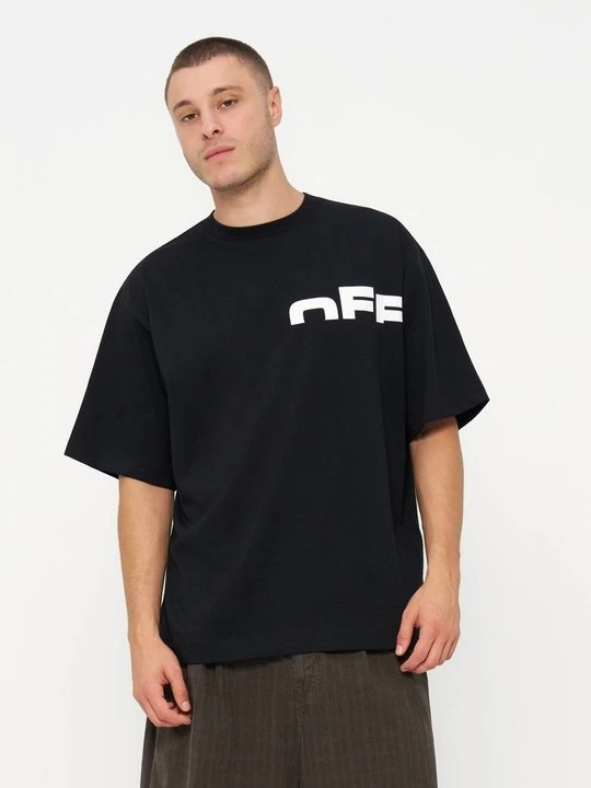Zdjęcie produktu T-shirt z nadrukiem Off White czarny