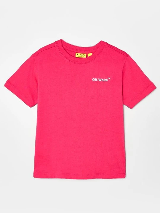 Zdjęcie produktu T-shirt z nadrukiem Off White jagodowy