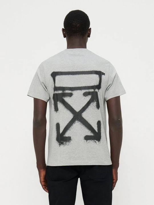 Zdjęcie produktu T-shirt z nadrukiem Off White szary
