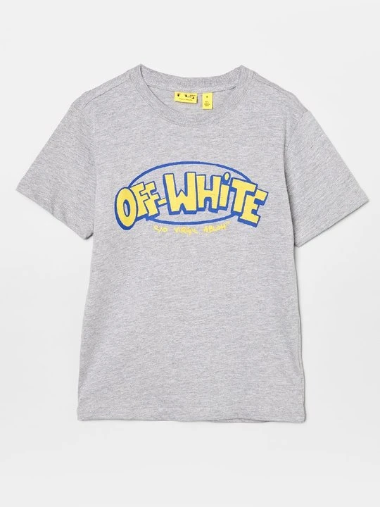 Zdjęcie produktu T-shirt z nadrukiem Off White szary