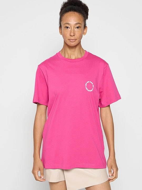 Zdjęcie produktu T-shirt z nadrukiem Oh April różowy