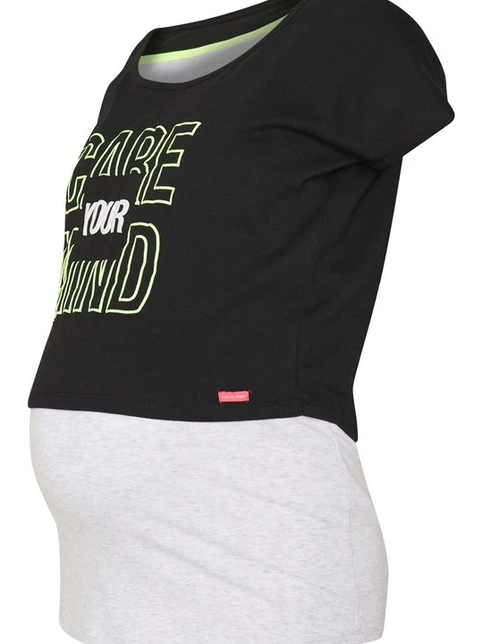 Zdjęcie produktu T-shirt z nadrukiem Ohma! czarny