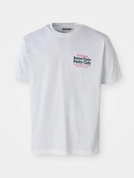 Zdjęcie produktu T-shirt z nadrukiem On Vacation biały