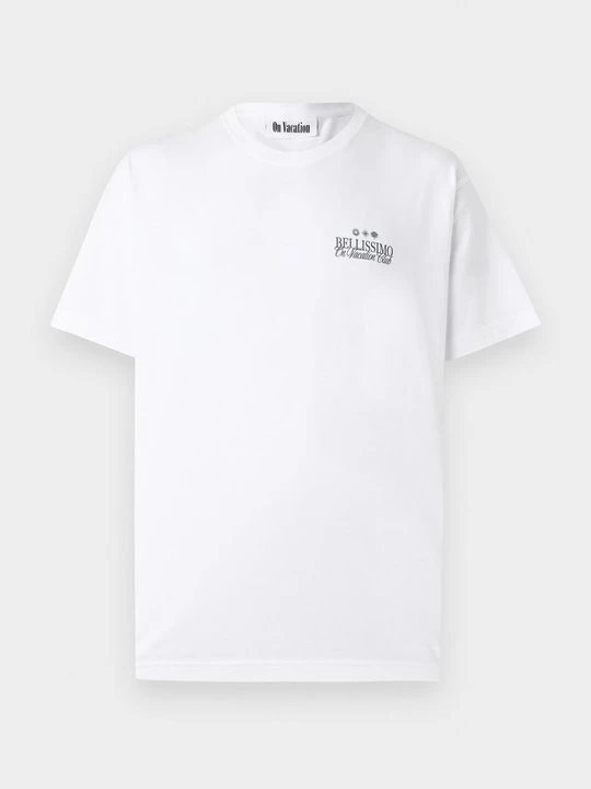 Zdjęcie produktu T-shirt z nadrukiem On Vacation biały