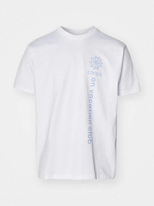 Zdjęcie produktu T-shirt z nadrukiem On Vacation biały
