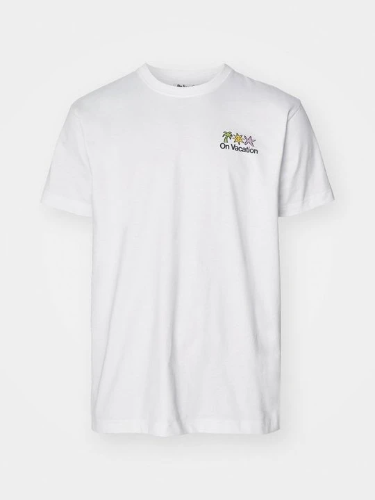 Zdjęcie produktu T-shirt z nadrukiem On Vacation biały