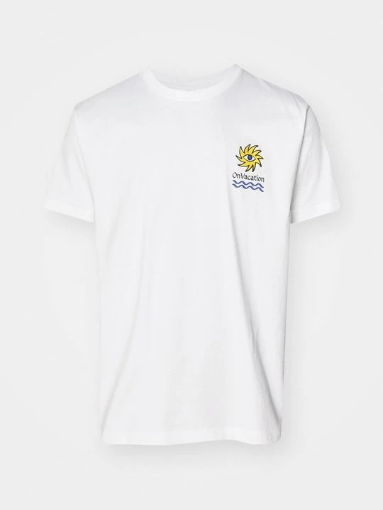 Zdjęcie produktu T-shirt z nadrukiem On Vacation biały