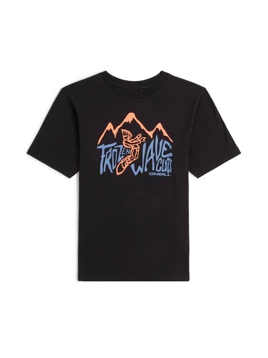 Zdjęcie produktu T-shirt z nadrukiem O'Neill czarny melanż