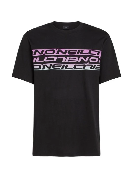Zdjęcie produktu T-shirt z nadrukiem O'Neill czarny melanż