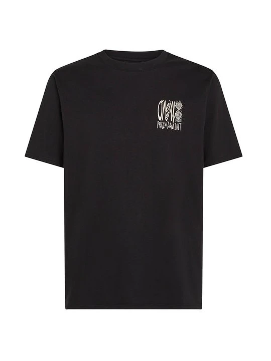Zdjęcie produktu T-shirt z nadrukiem O'Neill czarny melanż